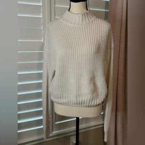 Divided white sweater size small